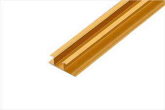 阜新航空纤维墙咔铝合金带灯中条（钛金氧化）