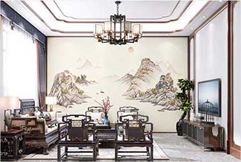 阜新森佰汇航空纤维墙咔（巴山蜀水）