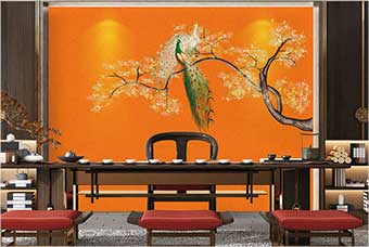 阜新森佰汇航空纤维墙咔（春花秋月）