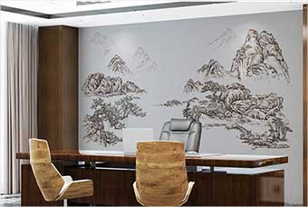 阜新森佰汇航空纤维墙咔（山水之间）