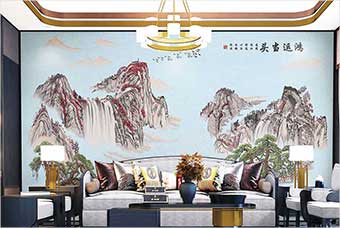 阜新森佰汇航空纤维墙咔（鸿运当头）